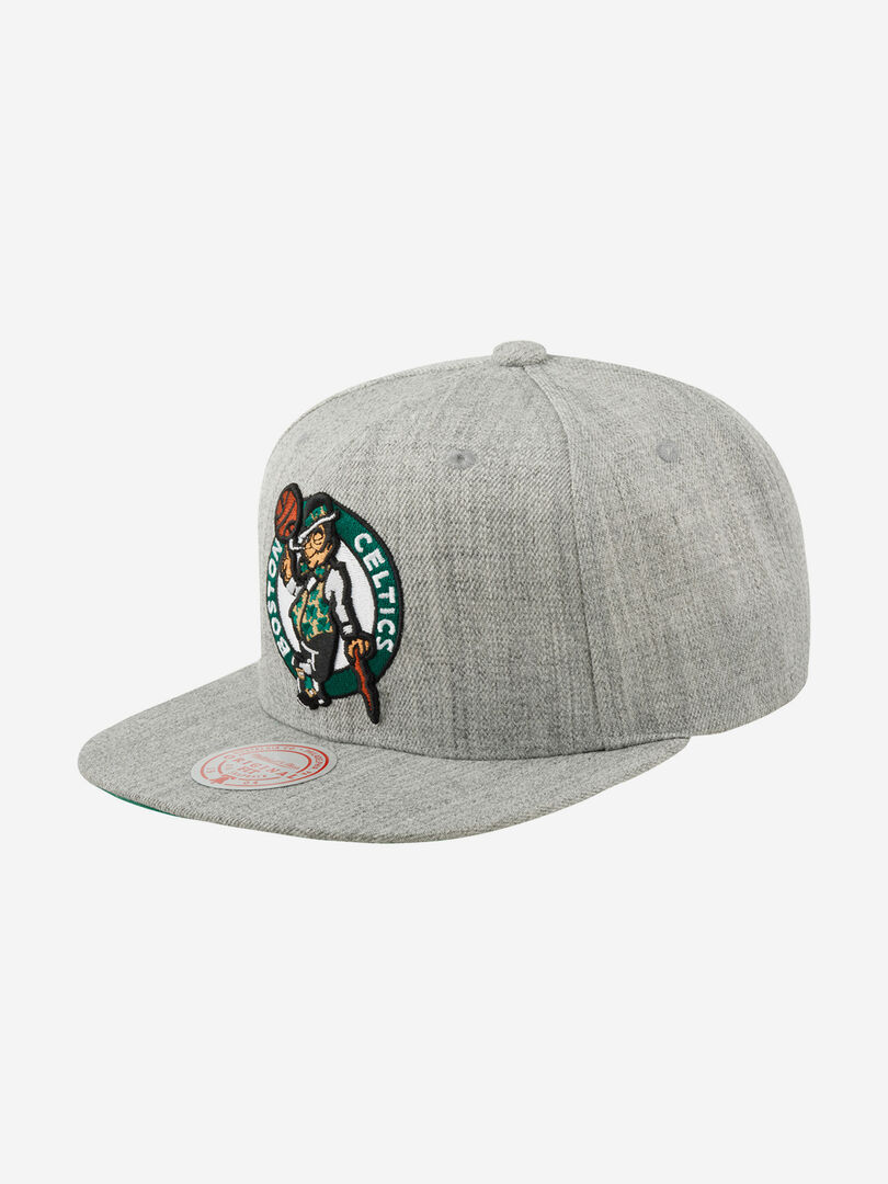 Бейсболка с прямым козырьком MITCHELL NESS HHSS3272-BCEYYPPPGYHT Boston Cel 59-140XDOXM4K-01 фото 1