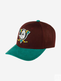 Бейсболка MITCHELL NESS HP7975-ADUPURP Anaheim Ducks NHL (малиновый), Мульт