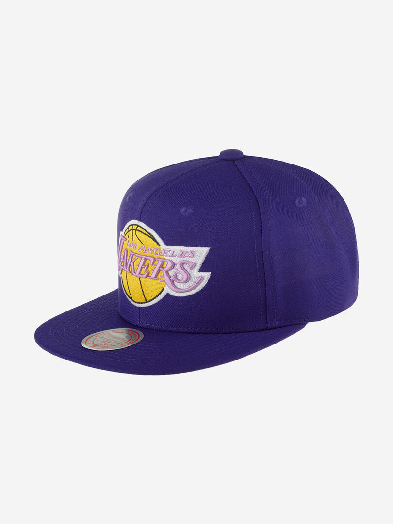 Бейсболка с прямым козырьком MITCHELL NESS 6HSSDX21128-LALPURP Los Angeles 59-238XDOXM4K-41 фото 1