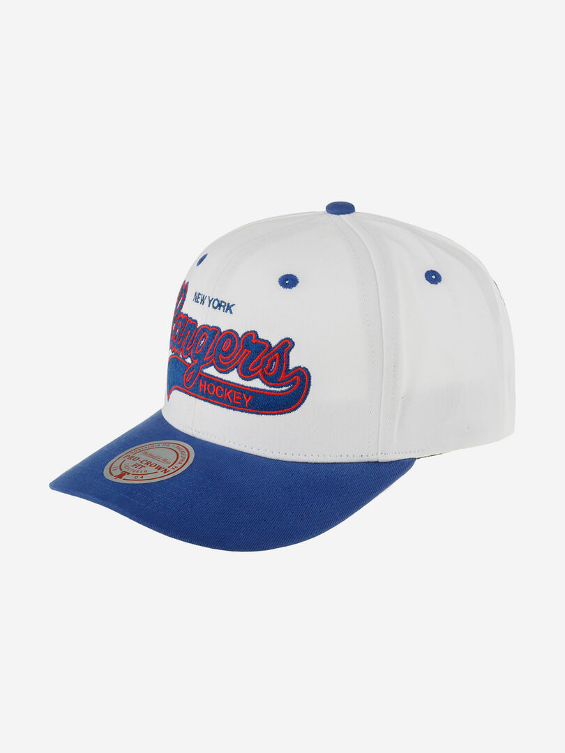 Бейсболка MITCHELL NESS HHSS7285-NYAYYPPPWHIT New York Rangers NHL (синий), 59-270XDOXM4K-46 фото 1