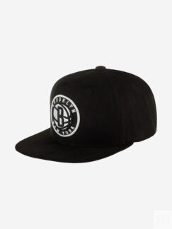 Бейсболка с прямым козырьком MITCHELL NESS HHSS7359-BNEYYPPPBLCK Brooklyn N