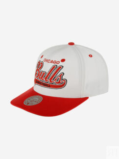 Бейсболка MITCHELL NESS HHSS7289-CBUYYPPPWHIT Chicago Bulls NBA (красный),