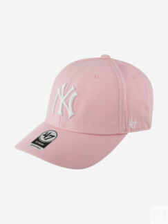 Бейсболка 47 BRAND B-GWMVP17GWS-PT New York Yankees MLB (розовый), Розовый