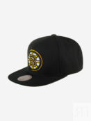 Бейсболка с прямым козырьком MITCHELL NESS HHSS6743-BBNYYPPPBLCK Boston Bru 59-159XDOXM4K-09 фото 1