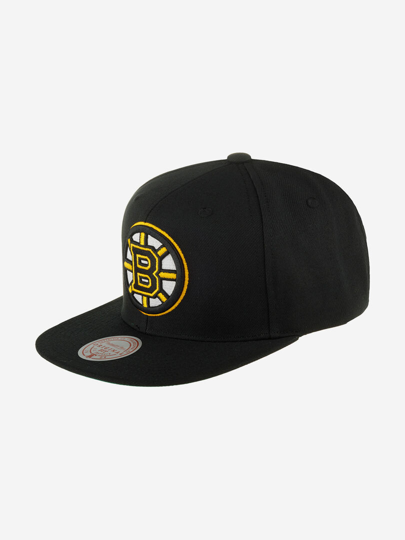 Бейсболка с прямым козырьком MITCHELL NESS HHSS6743-BBNYYPPPBLCK Boston Bru 59-159XDOXM4K-09 фото 1