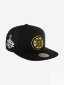 Бейсболка с прямым козырьком MITCHELL NESS HHSS6743-BBNYYPPPBLCK Boston Bru 59-159XDOXM4K-09 фото 2