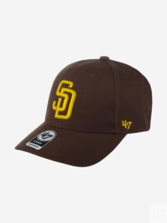 Бейсболка 47 BRAND B-MVP21WBV-BWA San Diego Padres MLB (коричневый), Коричн