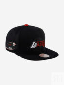 Бейсболка с прямым козырьком MITCHELL NESS 6HSSSH22080-LALBLCK Los Angeles 59-033XDOXM4K-09 фото 2