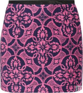 Юбка Marine Serre Oriental Towels Mini Skirt 'Oriental Fuschia', розовый