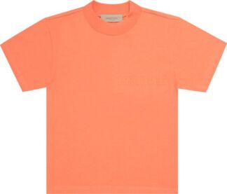 Футболка Fear of God Essentials Short-Sleeve Tee 'Coral', оранжевый
