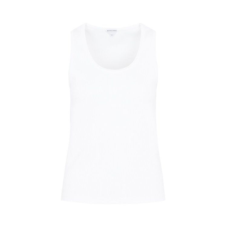 Топ Bottega Veneta Tank Top 'Chalk', белый 715043 V2I50 9071 | White фото 1