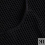 Трикотажный топ H&M, черный 1144655003 | BLACK фото 2