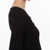 Трикотажный топ H&M, черный 1144655003 | BLACK фото 4