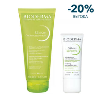 Косметика Bioderma Набор для кожи с акне