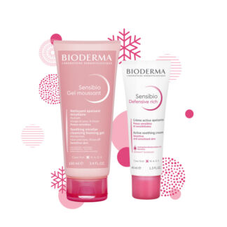 Косметика Bioderma Новогодний набор «Очищение + Уход для чувствительной кож