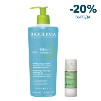 Косметика Bioderma Набор Bioderma + Etat Pur для проблемной, чувствительной