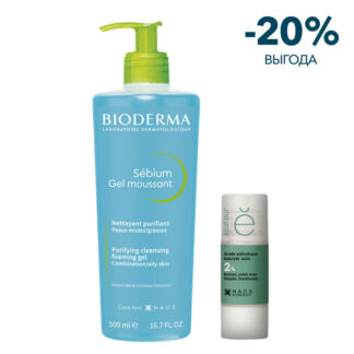 Косметика Bioderma Набор Bioderma + Etat Pur против выраженных несовершенст