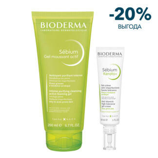 Косметика Bioderma Набор Sebium для кожи с акне