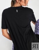 Черная хлопковая футболка оверсайз ASOS 4505 icon 118669969 фото 1