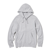 Толстовка Uniqlo Sweat Zipped Hoodie, серый 455400 | Gray COL05 фото 1