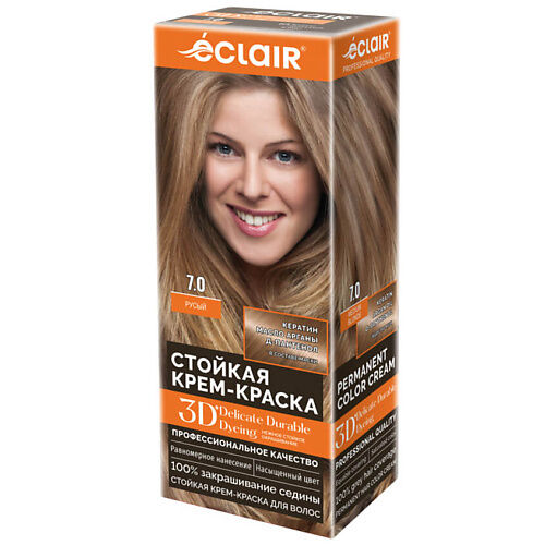 ECLAIR Стойкая крем краска для волос 3D MPL308689 фото 1