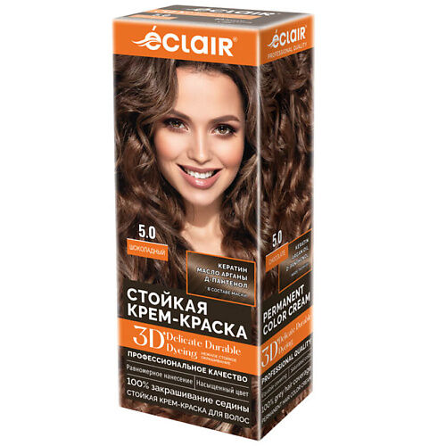 ECLAIR Стойкая крем краска для волос 3D MPL308495 фото 1