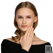 Серебряное кольцо с жемчугом Виктория ВК1-8567С 000-214321 фото 5