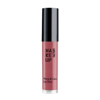 MAKE UP FACTORY Блеск для губ,20 скандальная игра / Plump & Care Gloss 4 мл