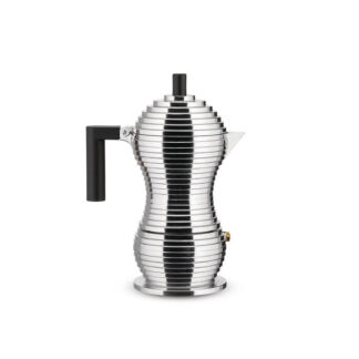 Alessi Кофеварка индукционная 0,15 л металлик Pulcina Alessi