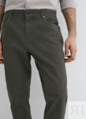 Базовые брюки Slim fit, Коричневый O`Stin MP6812O02-T6 фото 5