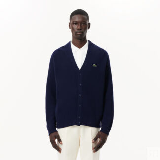 Мужской шерстяной кардиган Lacoste Relaxed Fit