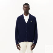 Мужской шерстяной кардиган Lacoste Relaxed Fit фото 1