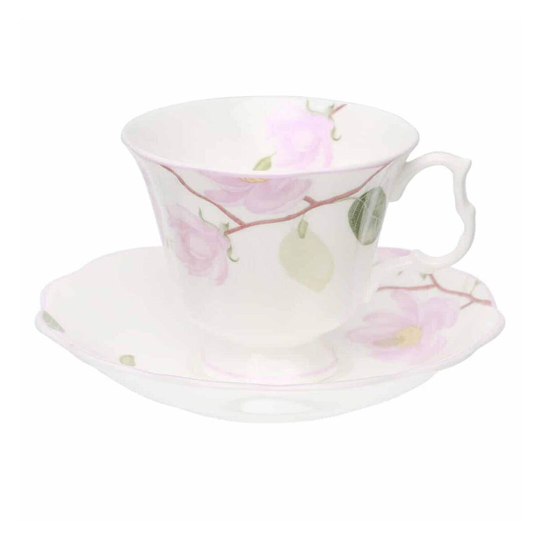 Чашка с блюдцем Top Art Studio Цветущая магнолия LD2978-TA фото 1