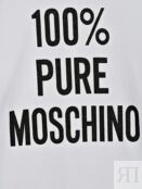 Футболка с принтом "100% Pure Moschino" фото 3