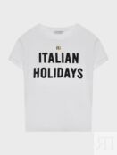 Футболка с принтом "Italian Holidays" Dolce&Gabbana фото 1