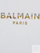 Футболка с лого, белая Balmain фото 3