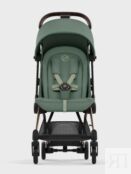 Коляска Coya Rosegold Leaf Green CYBEX фото 2