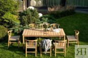 Обеденный стол из тика BUNGALOW 194 см Joygarden фото 3