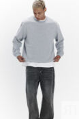 Свитшот oversize базовый из футера befree 4680704297348 фото 1