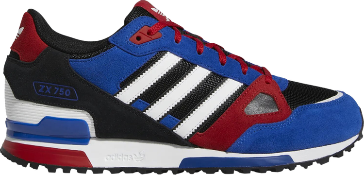 Кроссовки Adidas ZX 750 'Black Blue Red', черный FZ5894 | Black фото 1