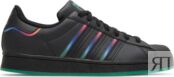 Кроссовки Adidas Superstar 'Black Green', черный GW1627 | Black фото 1