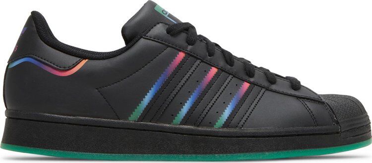 Кроссовки Adidas Superstar 'Black Green', черный GW1627 | Black фото 1