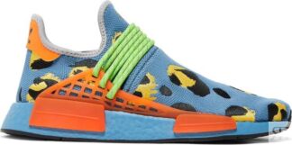 Кроссовки Adidas Pharrell x NMD Human Race 'Animal Print - Altered Blue', с