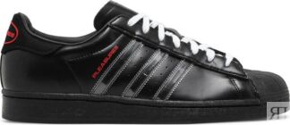 Кроссовки Adidas Pleasures x Superstar 'Black', черный