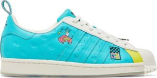 Кроссовки Adidas Arizona x Superstar 'Have an Iced Day - Teal Yellow', зеле