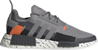 Кроссовки Adidas NMD_R1 'Grey Solar Orange', серый