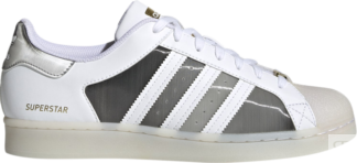 Кроссовки Adidas Superstar 'Grey Color-Shifting Print', серый