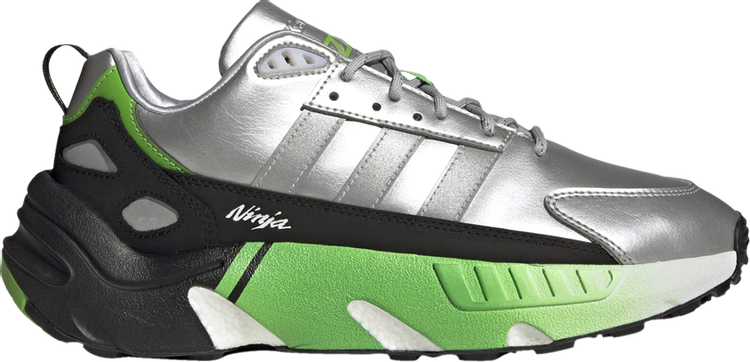 Кроссовки Adidas Kawasaki Ninja x ZX 22 Boost 'Silver Metallic', серебряный GW2125 | Silver фото 1