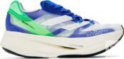 Кроссовки Adidas Adizero Prime X 'Sonic Ink Screaming Green', фиолетовый FZ2476 | Purple фото 1