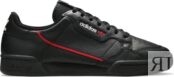 Кроссовки Adidas Continental 80 'Scarlet', черный G27707 | Black фото 1